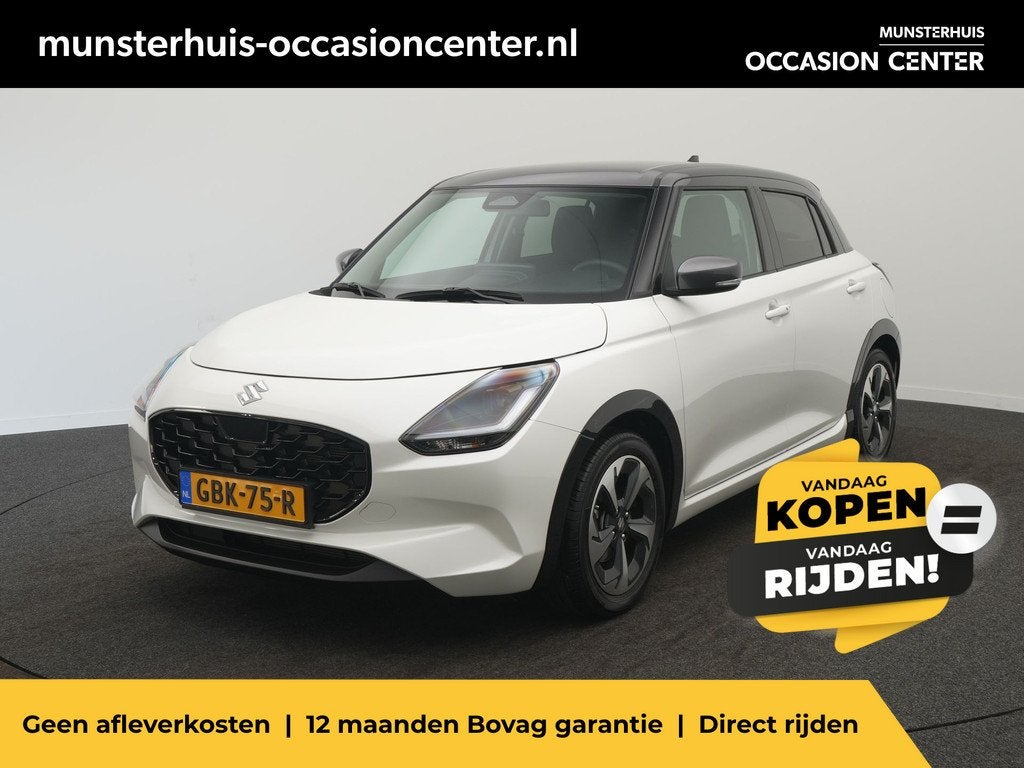 Suzuki Swift 1.2 Style Smart Hybrid - RIJKLAARPRIJS - 1e Eig, Stof, Gebruikt, 400 kg, Overige brandstoffen