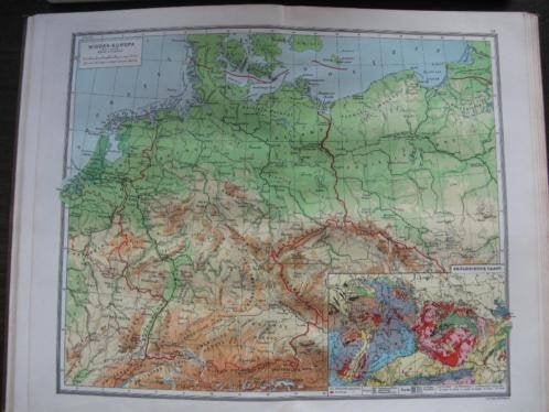 Bos-Niermeyer Atlas der gehele aarde, 1947, 37e druk, Gelezen, Bosatlas, Ophalen of Verzenden, 1800 tot 2000