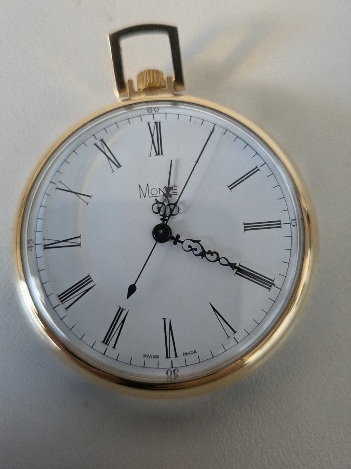 Mooie nieuwe double Monte zakhorloge - Swiss Made, Ophalen of Verzenden, Overige merken