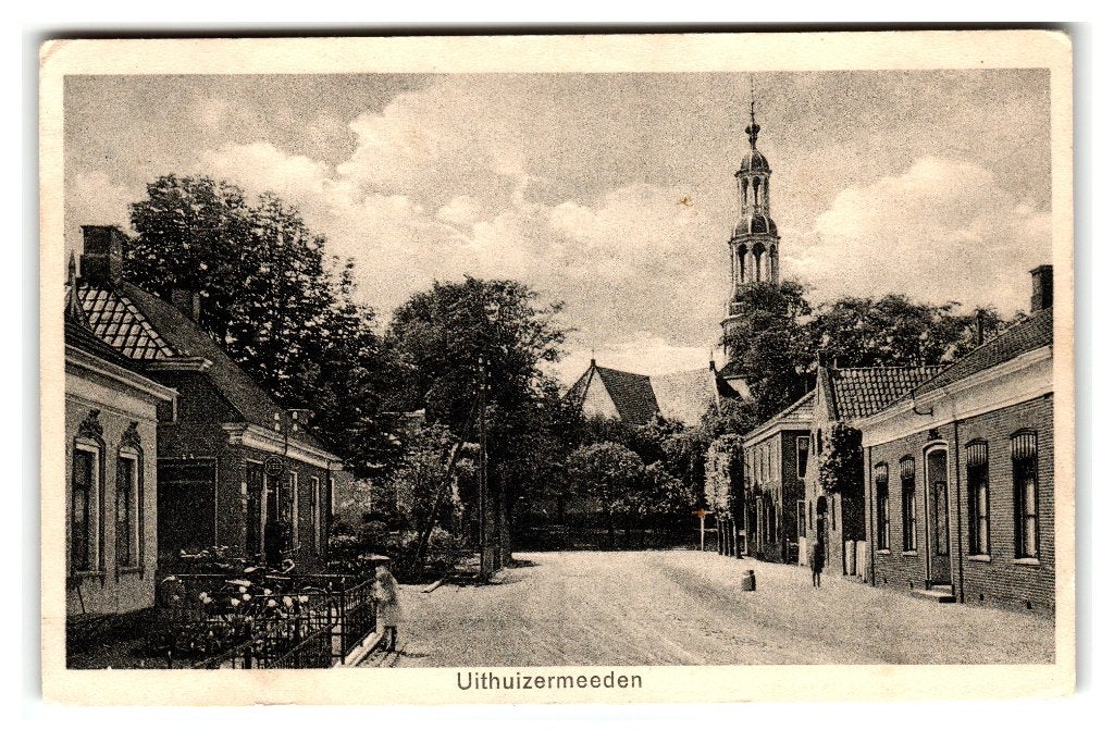 Uithuizermeeden, Verzenden, 1920 tot 1940, Gelopen, Groningen