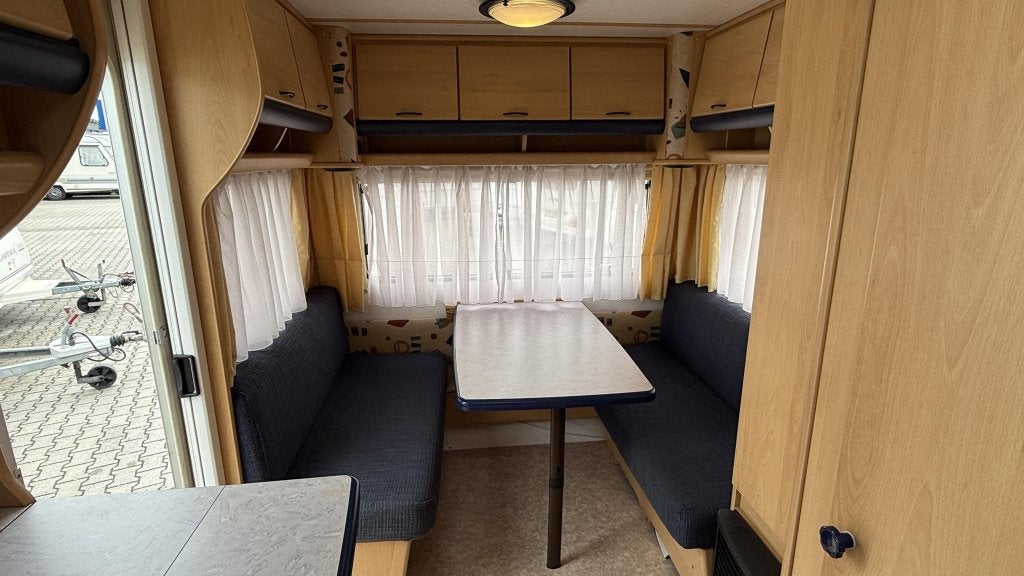 TEC Tour Rubin 450 K bouwjaar 2000 met voortent en luifel, Caravans en Kamperen, Standaardzit, T.E.C., Schokbreker, Bedrijf