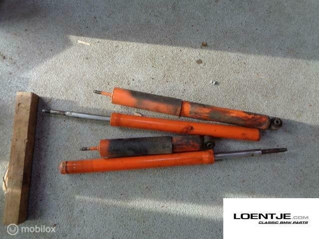 set schokdempers bmw 02 voor en achter 1502 1602 1802 2002, Auto-onderdelen, Ophanging en Onderstel, Gebruikt, Ophalen of Verzenden