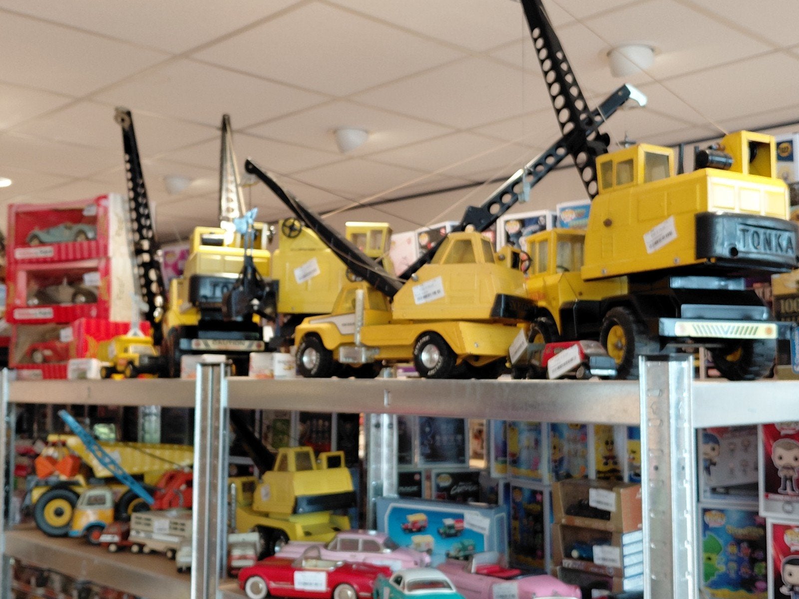 Tonka Polistil en Tonka speelgoedvoertuigen, Gebruikt, Onbekend, Ophalen of Verzenden, Onbekend