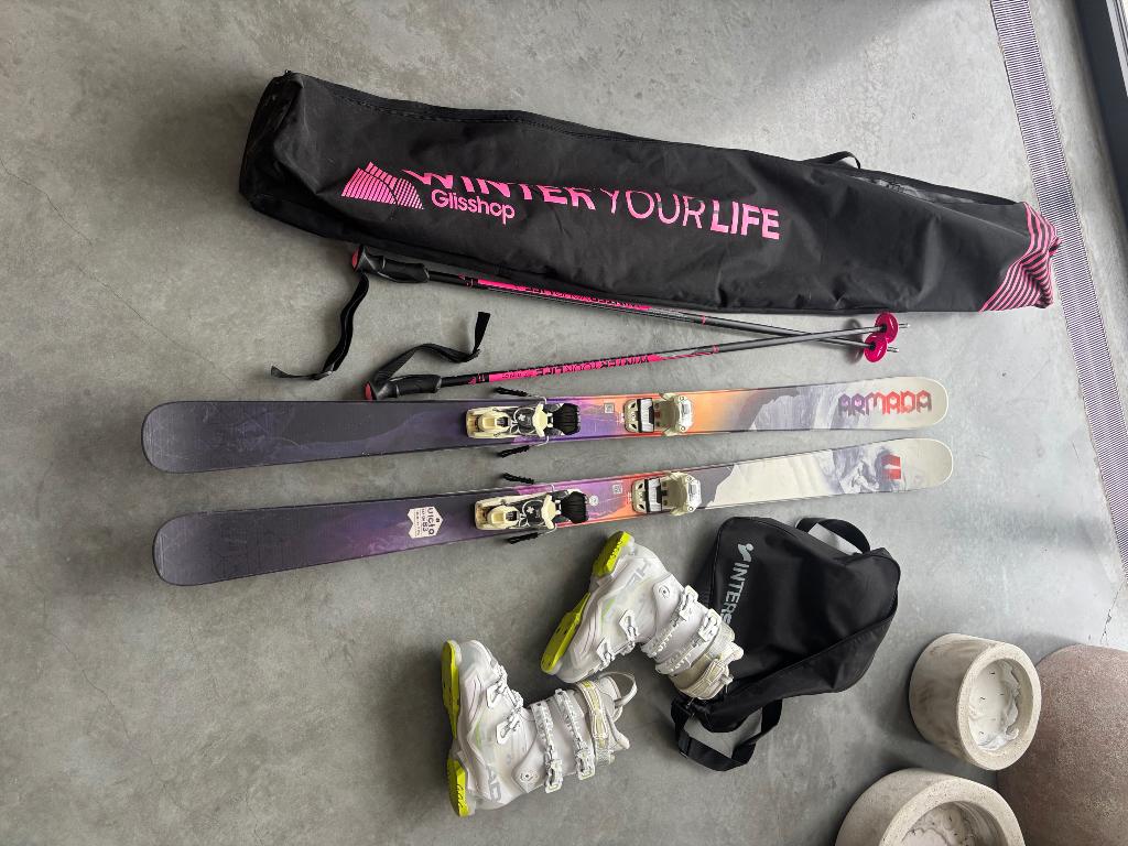 Armada ski’s en Head boots, Ophalen, 160 tot 180 cm, Zo goed als nieuw, Carve
