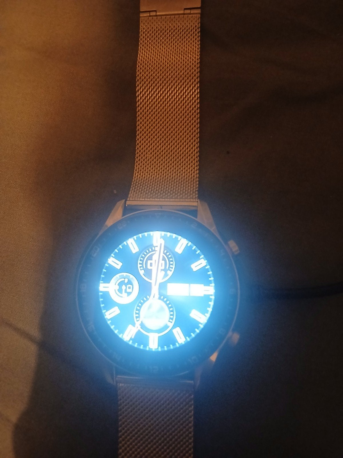 smartwatch, Sieraden, Tassen en Uiterlijk, Horloges | Heren, Ophalen of Verzenden, Zo goed als nieuw, Overige merken