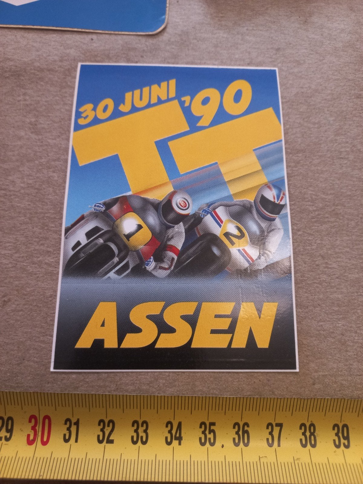 TT Assen 1990 Sticker - Motorrace Evenement, Ophalen of Verzenden