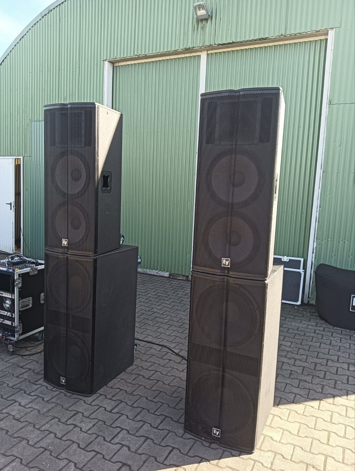 Ev TX2181, TX2152, Q1212, DC One, Soundcraft EFX12 PA Set, Audio, Tv en Foto, Ophalen, Gebruikt