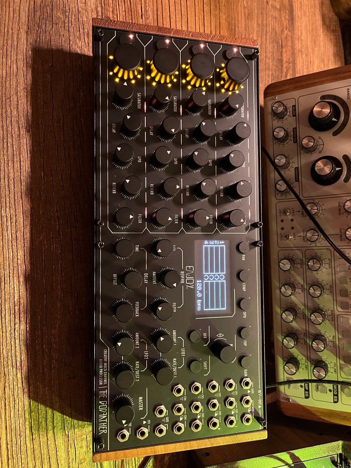 Enjoy Electronics The Godfather, leuk voor Moog soundstudio, Muziek en Instrumenten, Overige merken, Zo goed als nieuw, Met midi-aansluiting