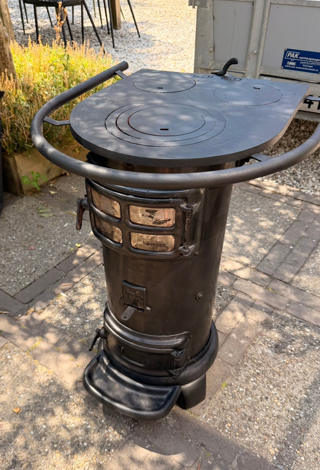 Etna 276 Antieke Potkachel - Decoratief en Functioneel, Ophalen, Potkachel, Gebruikt, Vrijstaand