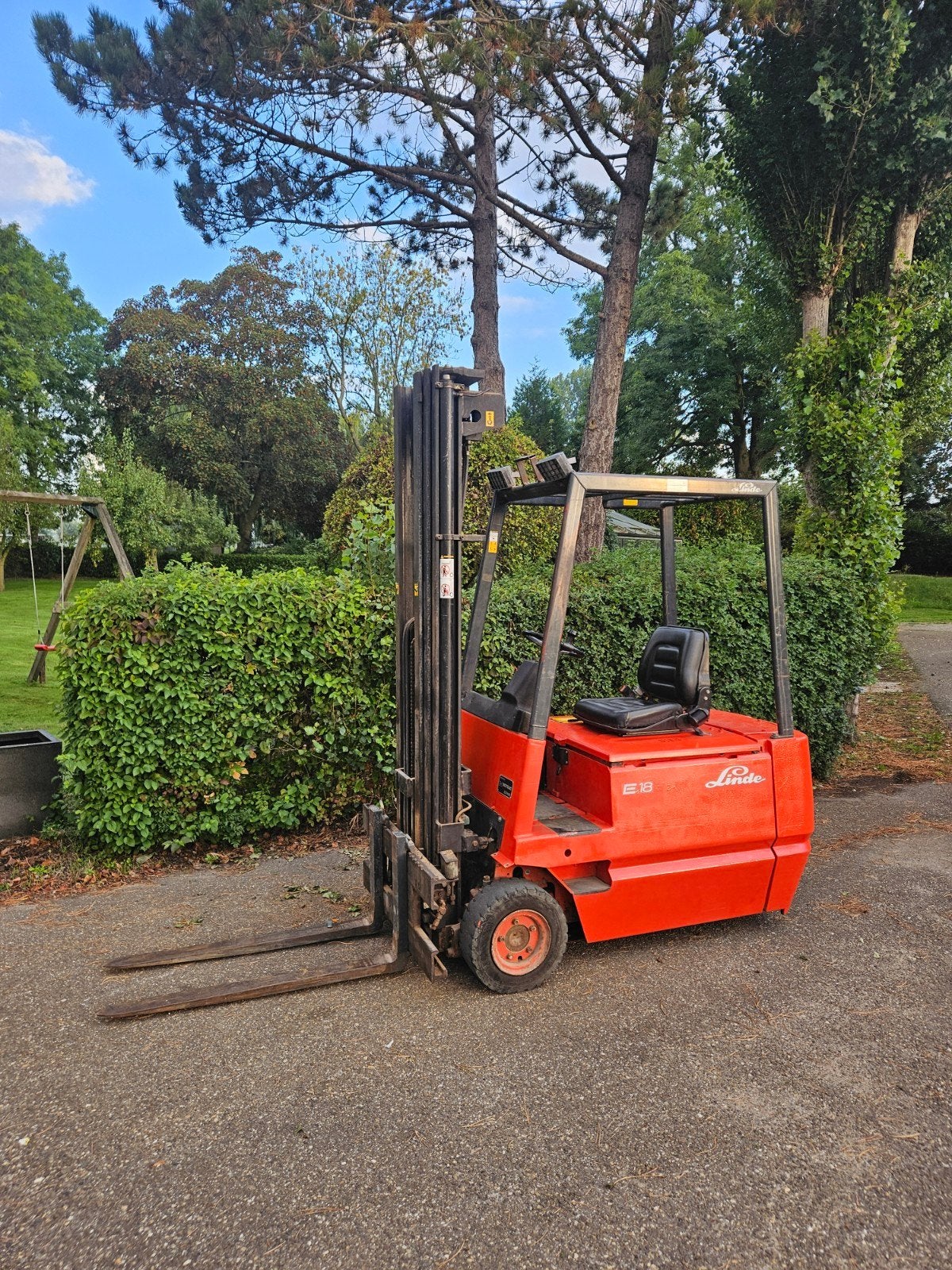 linde elec.heftruck E18 triplomast 5.60 sideschift, Heftruck, Ophalen of Verzenden, Toyota, 1000 tot 2000 kg