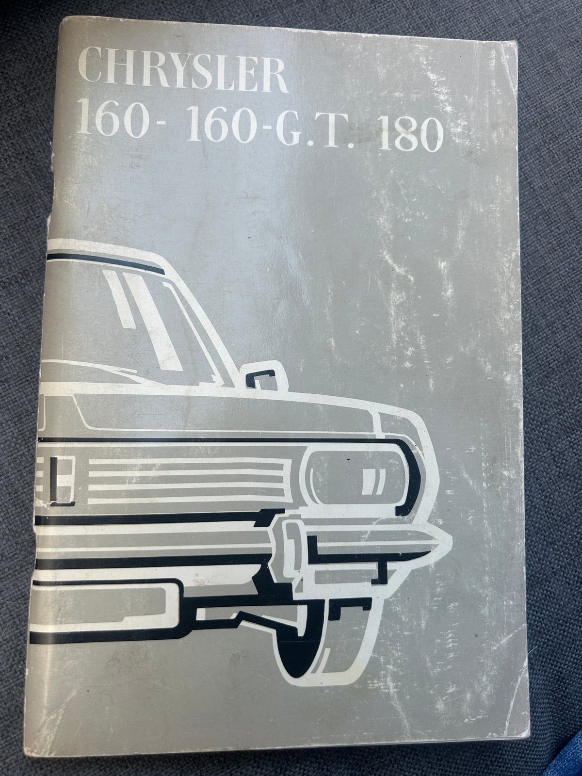 Chrysler 160- 160GT en 180 handleiding, Ophalen of Verzenden
