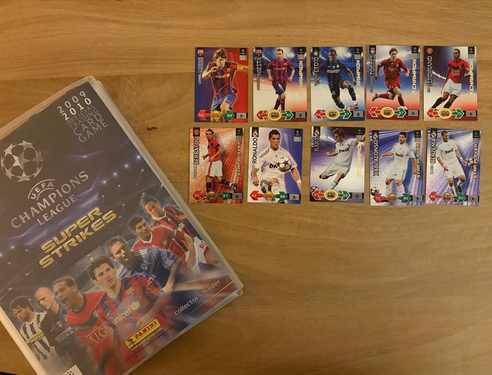 Panini UEFA Champions League Super Strikes 2009/2010, Verzamelen, Ophalen of Verzenden, Zo goed als nieuw, Buitenlandse clubs