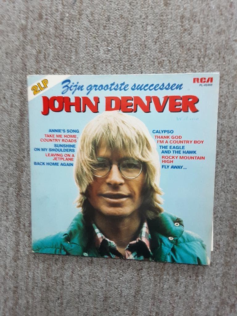 vinyl dubbel lp John Denver zijn grootste successen, Gebruikt, Originele persing, Ophalen of Verzenden, 1970 - 1979