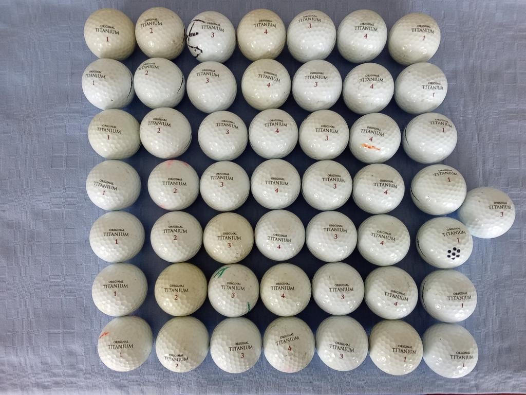 Original Titanium Golfballen, Ophalen of Verzenden, Gebruikt, Bal(len), Overige merken