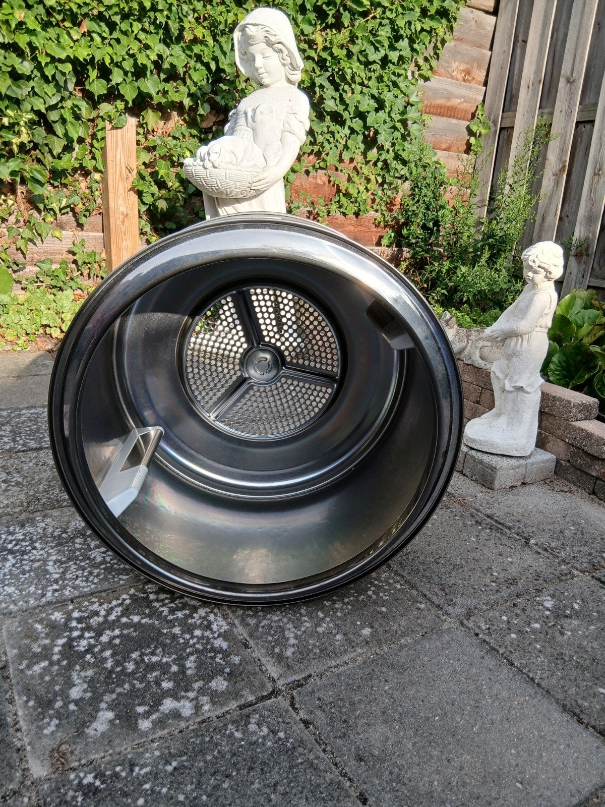 stookton vuurton olieton  wastrommel, Ophalen