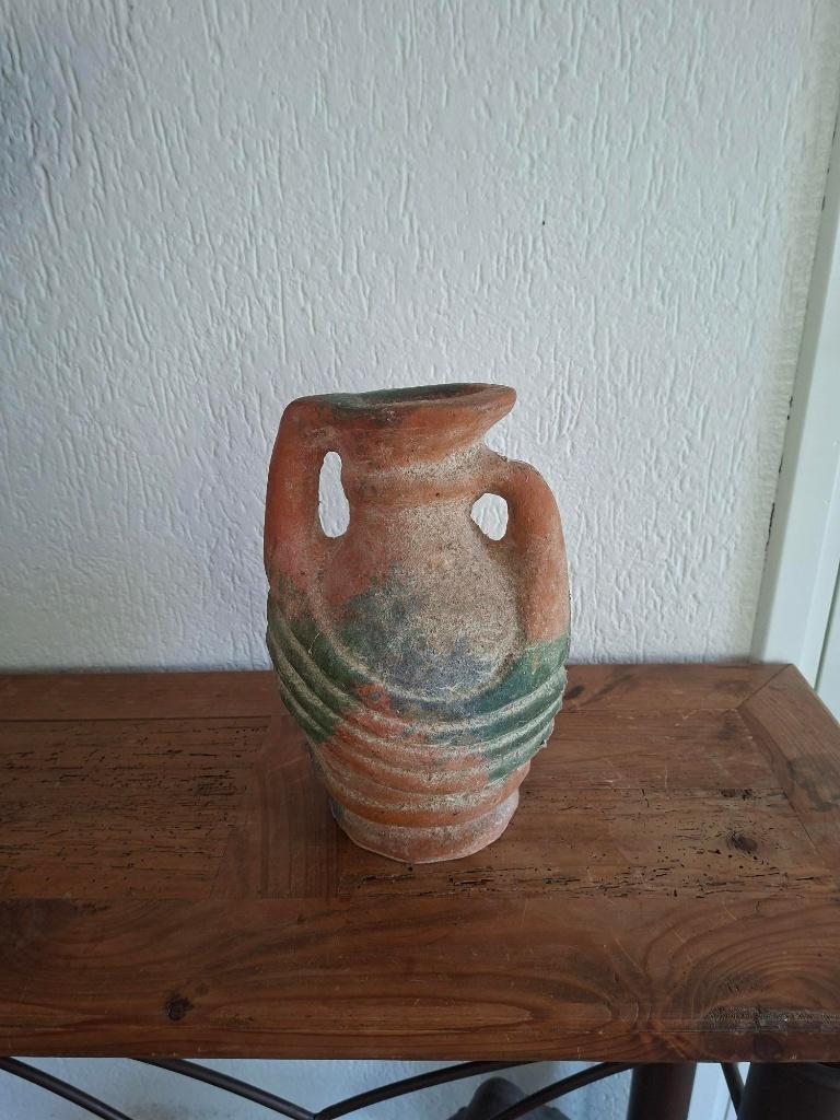 Decoratieve kruik – groen en rode accenten, Ophalen