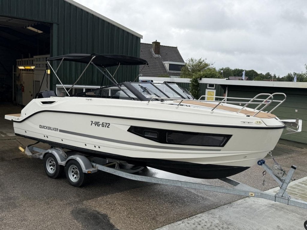 Quicksilver 755 Cruiser incl. Mercury 175 pk V6 | Vaarklaar, Info@bomert.nl, Bomert Watersport B.V., Vosjacht 5 te Giethoorn, Zo goed als nieuw