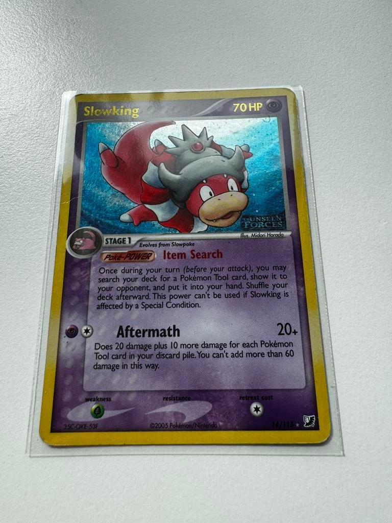 Slowking 14/115 Pokemon Kaart, Ophalen, Zo goed als nieuw