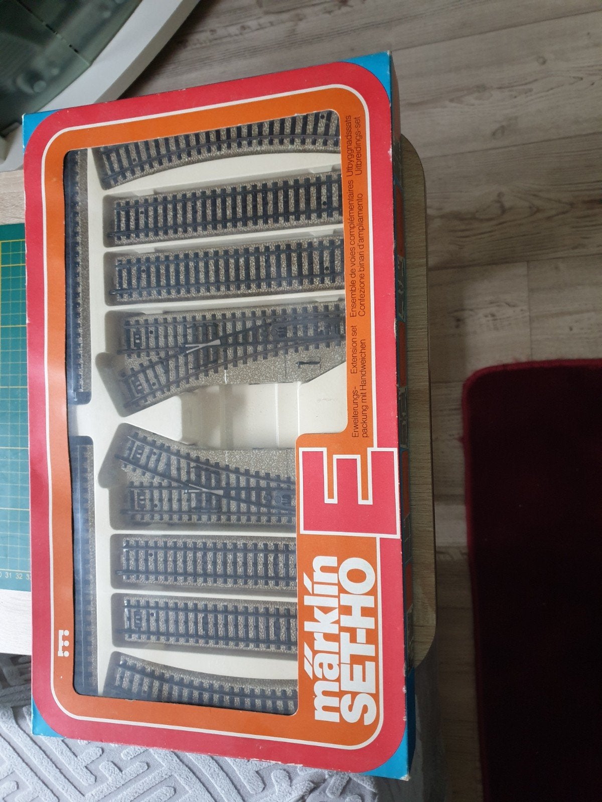 Märklin SET-HO Uitbreidingsset Rails met Handwissels, Ophalen of Verzenden