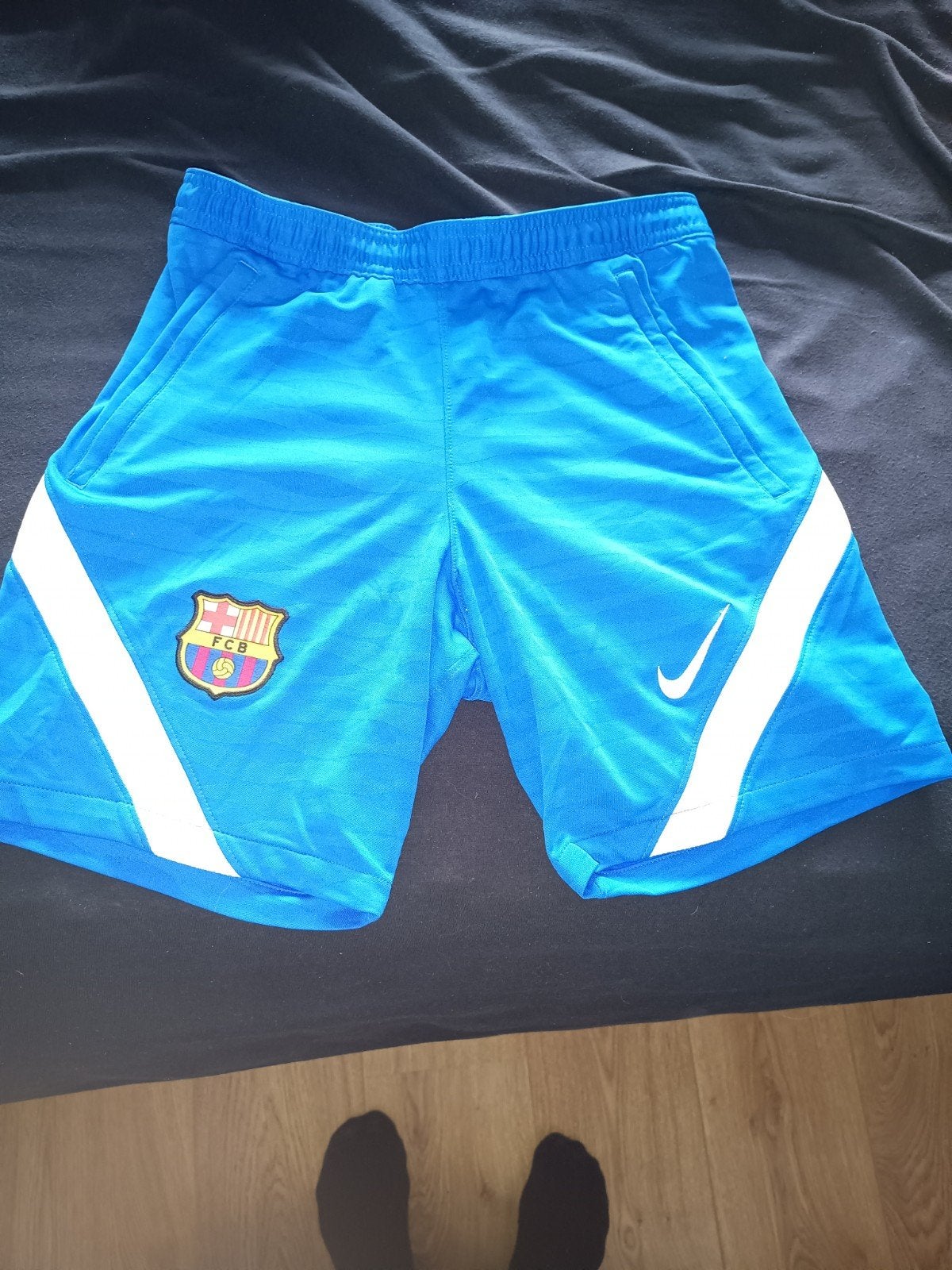FC Barcelona Nike Voetbalbroekje - Blauw, Blauw, Overige typen, Nike, Ophalen of Verzenden