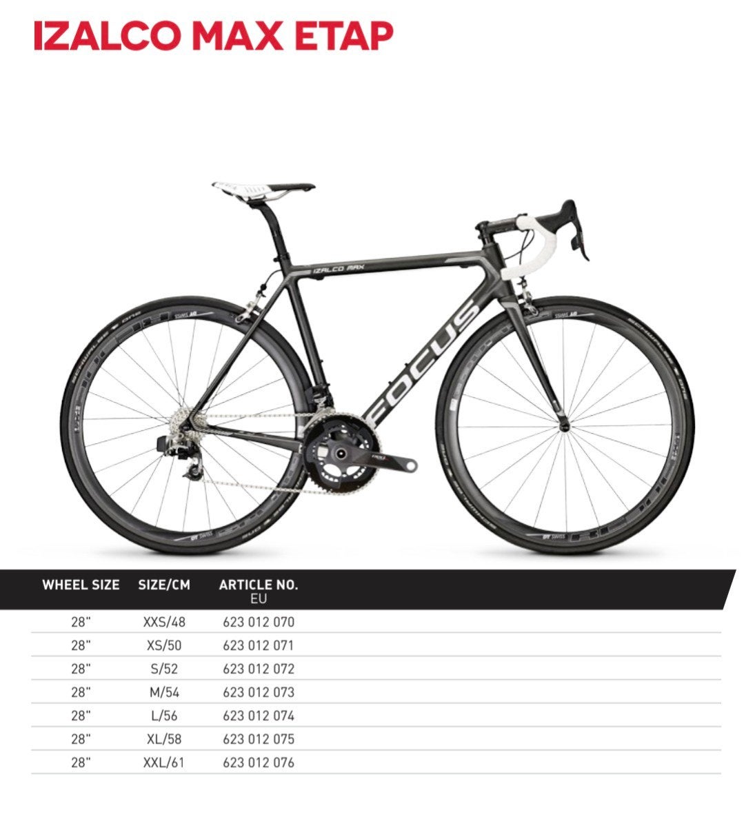 Focus Izalco Max Sram Red Etap 2017-18 - maat 56, Fietsen en Brommers, Overige merken, 28 inch, Gebruikt, Velgrem