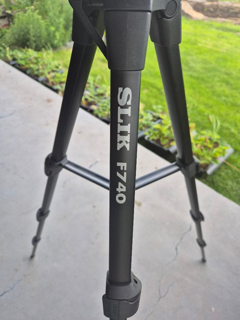 Slik F740 statief, Zo goed als nieuw, 150 tot 175 cm, Met balhoofd, Ophalen of Verzenden