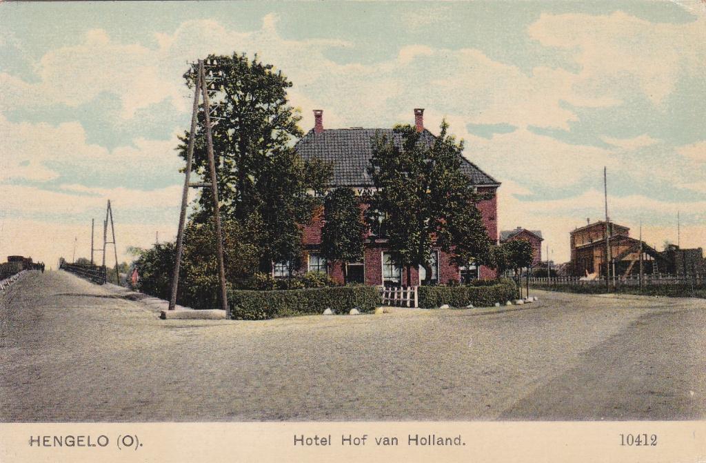 GA1690 Hengelo Overijssel Hotel hof van Holland Boekelo, Verzenden, 1920 tot 1940, Ongelopen, Overijssel