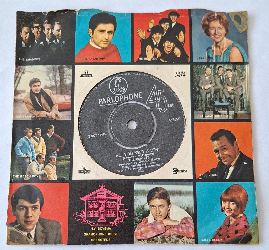 The Beatles - All you need is love, Ophalen of Verzenden, Gebruikt, Pop