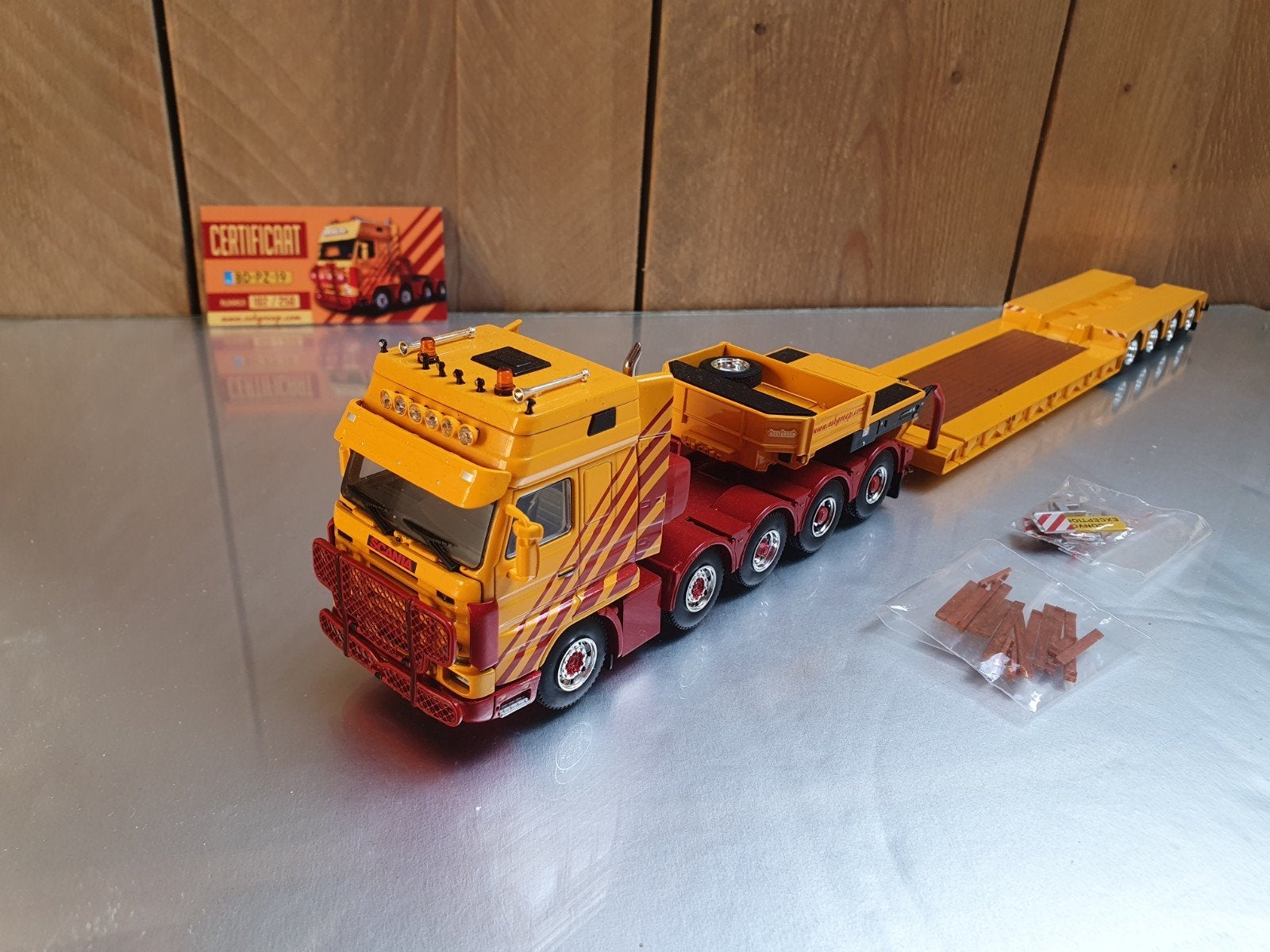 WSI Scania 143 dieplader VSB Druten, Ophalen of Verzenden