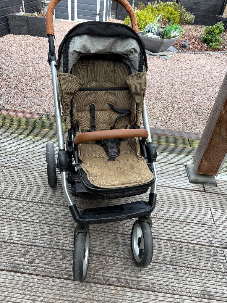 Wandelwagen Mutsy Evo, Ophalen, Gebruikt, Mutsy, Verstelbare duwstang