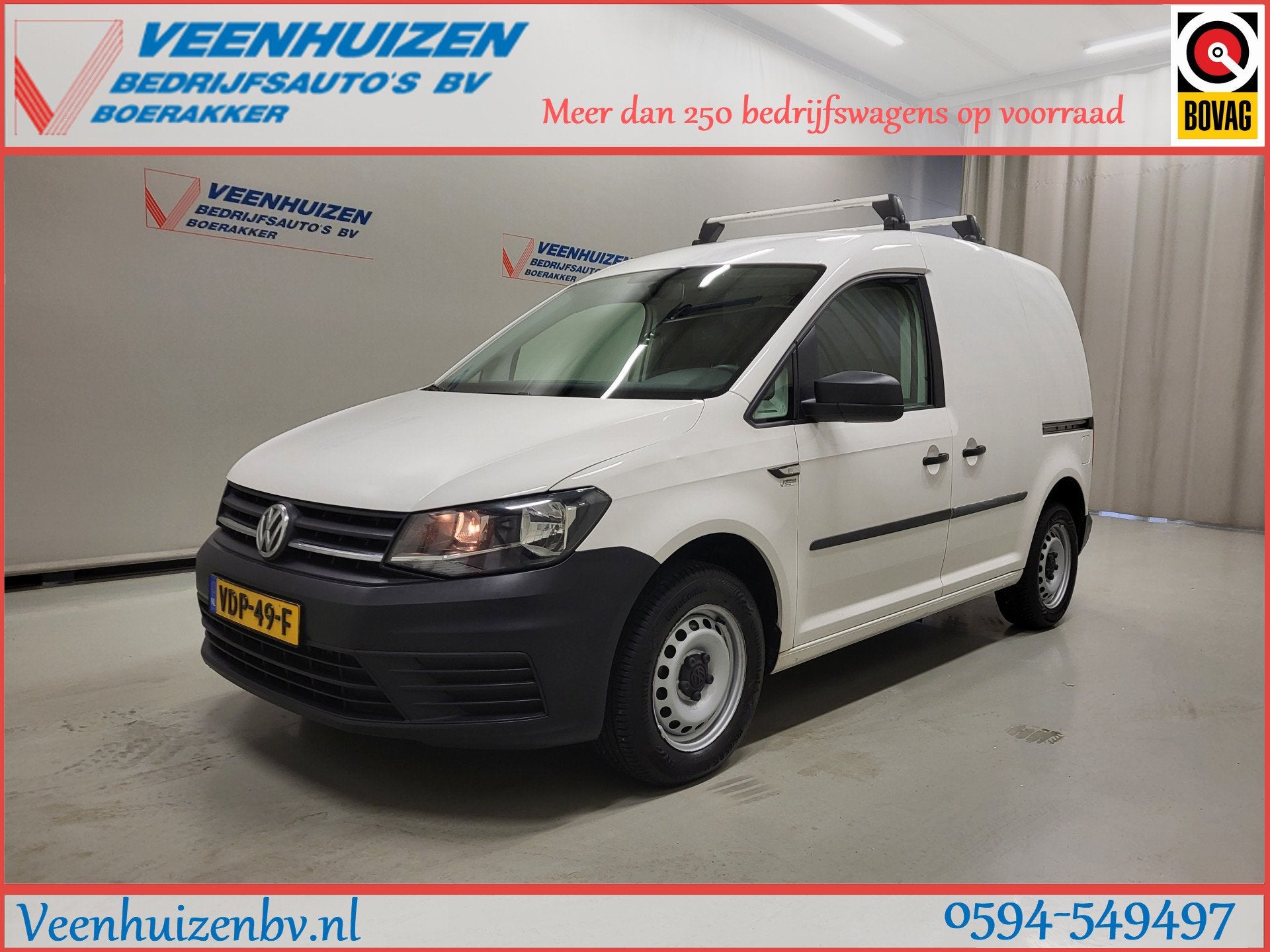 Volkswagen Caddy 2.0TDI Trekhaak Euro 6! (bj 2020), Voorwielaandrijving, Gebruikt, Euro 6, 4 cilinders