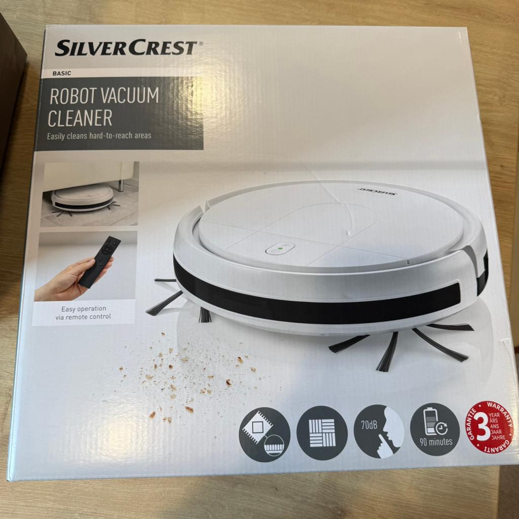 Robot stofzuiger nieuw Silvercrest., Witgoed en Apparatuur, Stofzuigers, Ophalen of Verzenden, Nieuw, Robotstofzuiger, Overige merken