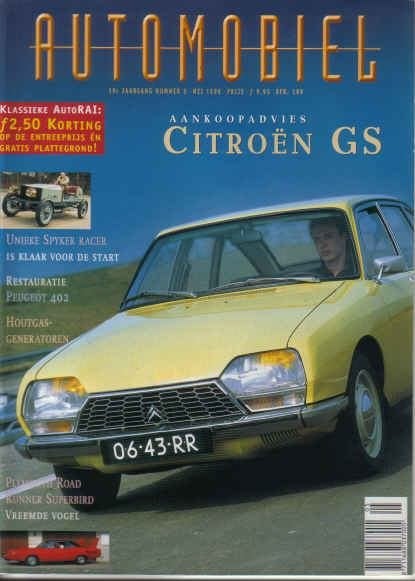 Automobiel 5 1998 : Citroen GS - Peugeot 402 - Plymouth, Ophalen of Verzenden, Gelezen, Algemeen