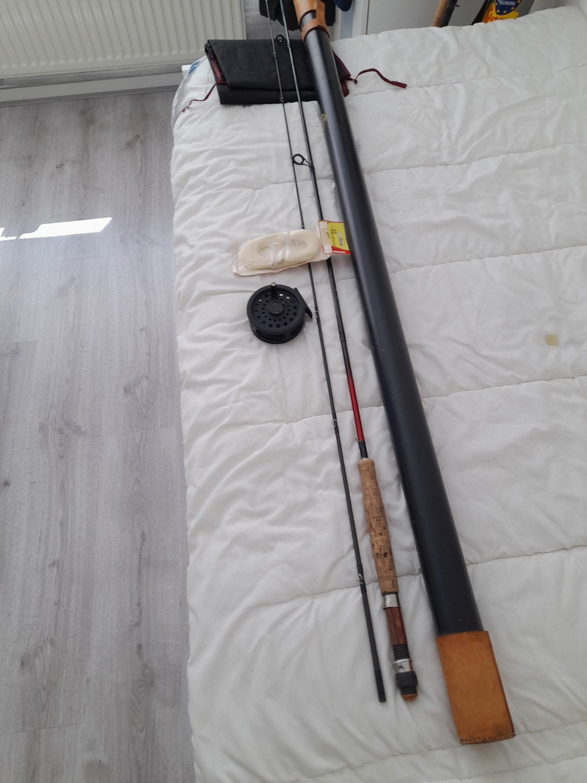 Vliegvis Set Cormoran Classic 9ft #5/6 met Reel en Lijn, Ophalen, Gebruikt