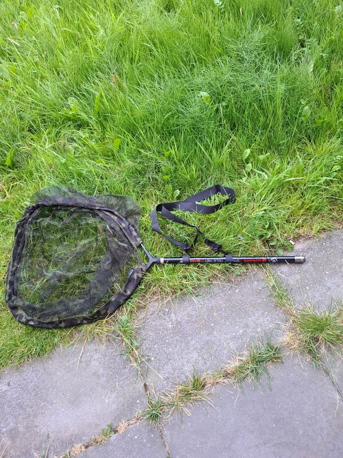 Ultimate Street Telenet 2,4 meter (camo) schepnet, Ophalen, Gebruikt, Net of Fuik