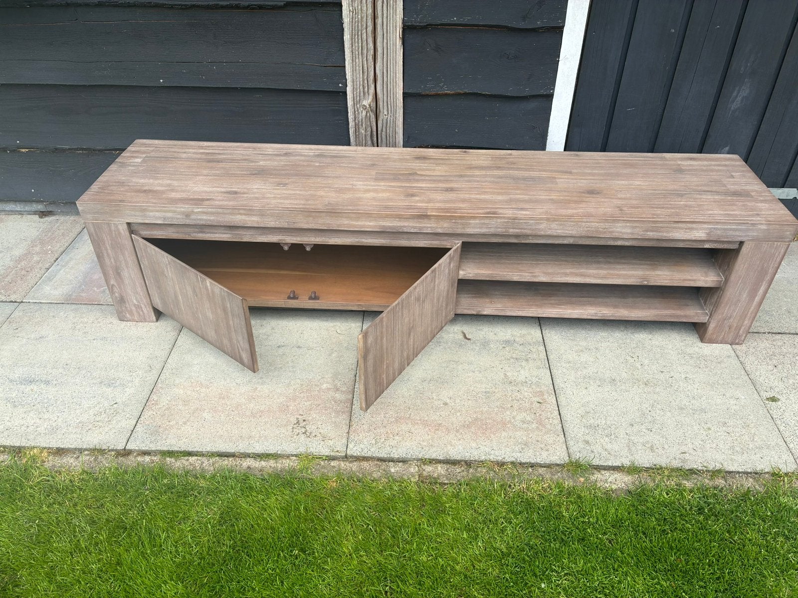 Tv meubel, Ophalen, Gebruikt, Hout