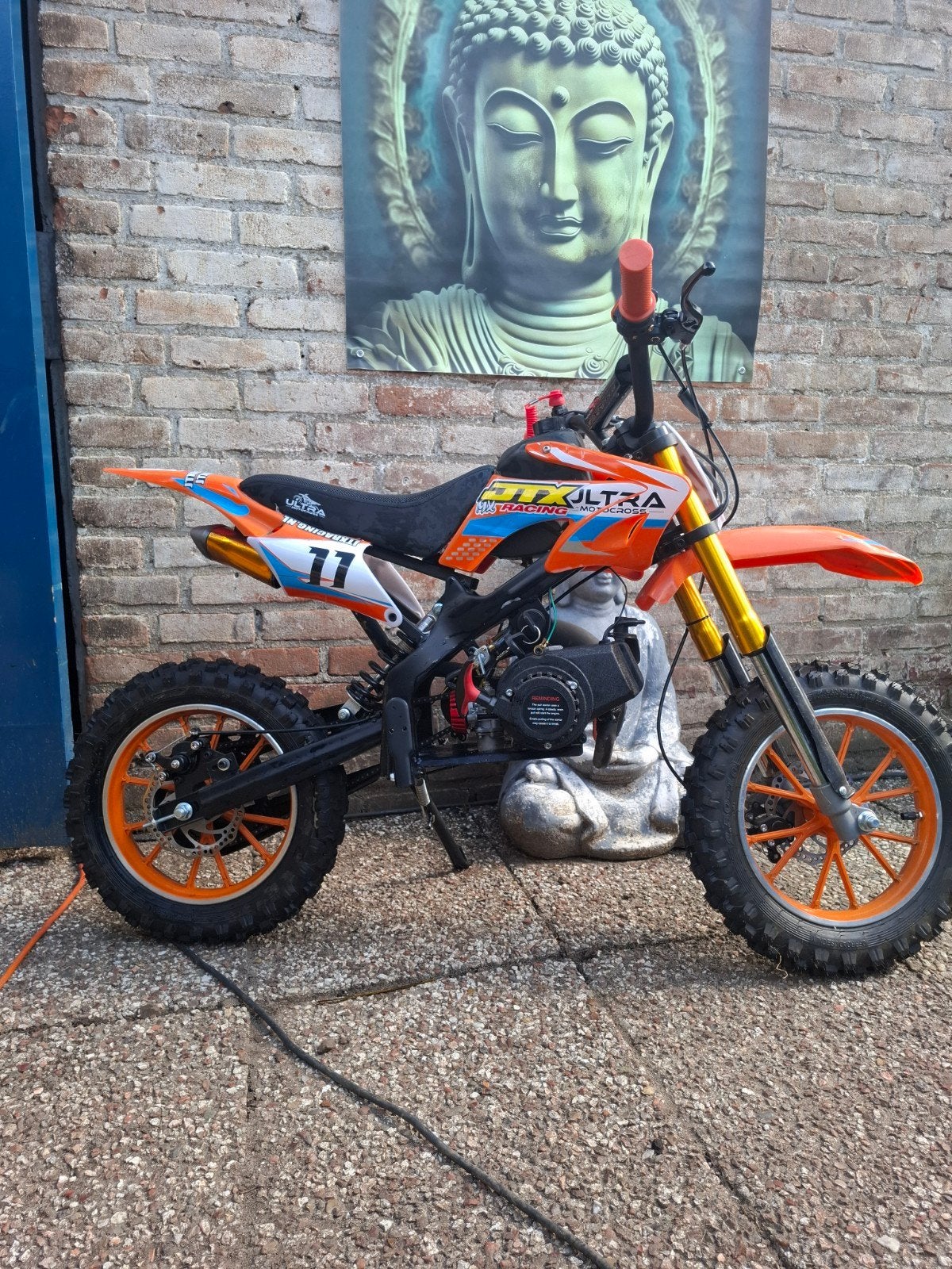 ULTRA  Pitbike TE RUIL, Fietsen en Brommers, Minibikes, Midibikes en Pitbikes, ULTRA DTX, Ophalen of Verzenden, Schijfrem, Pitbike