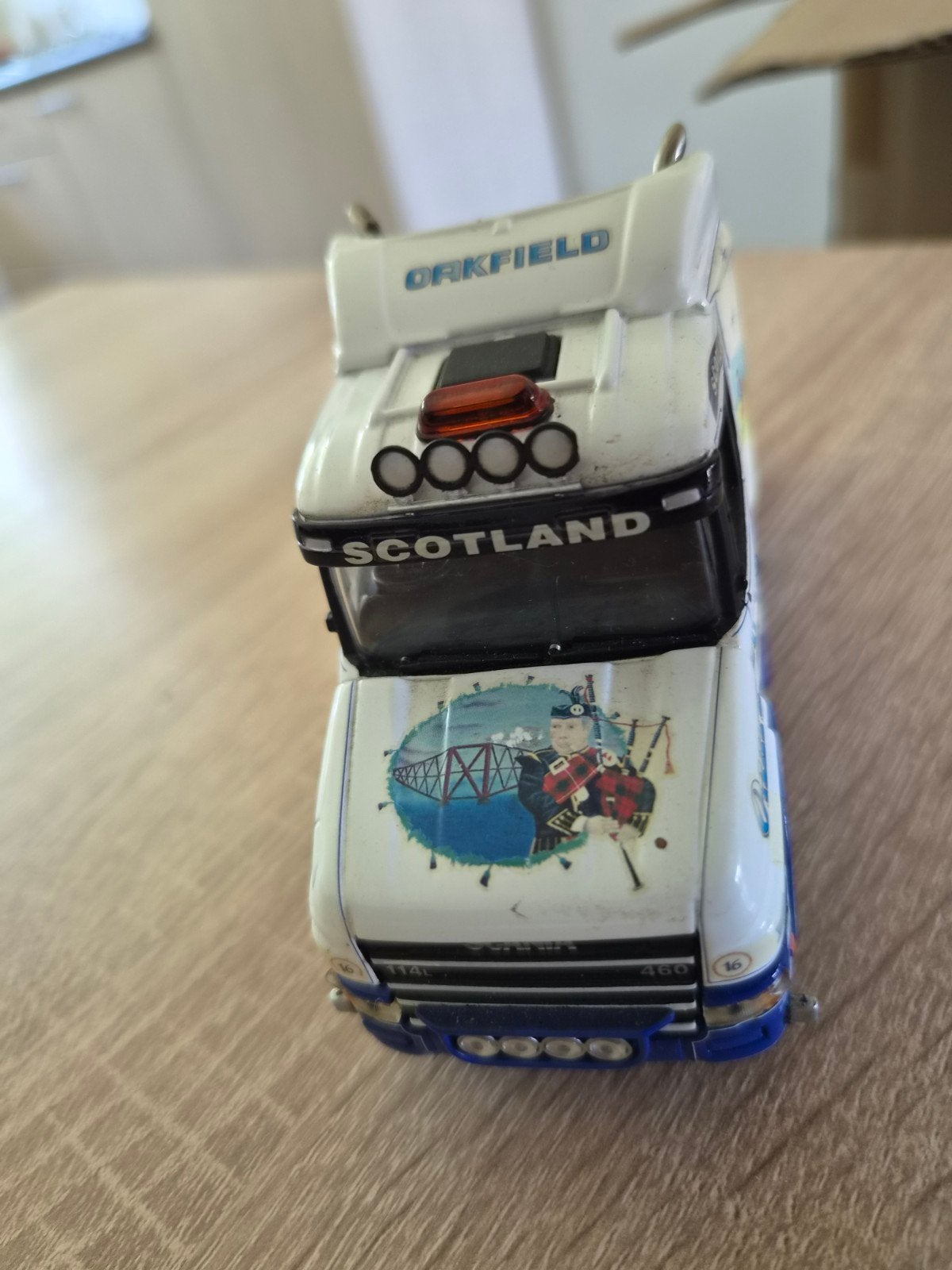 Scania t truck oakfiel, Hobby en Vrije tijd, Modelauto's | 1:50, Wsi, Wsi, Ophalen of Verzenden, Zo goed als nieuw