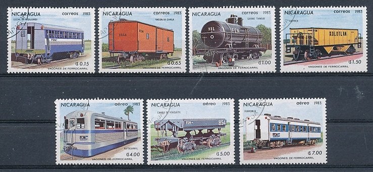 Nicaraqua 1983 M2387-2393 gest., Ophalen of Verzenden, Gestempeld, Midden-Amerika