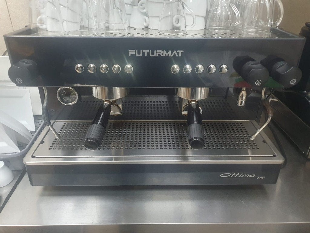 Futurmat Ottima Evo espressomachine, 2 groepen, Ophalen of Verzenden, Gebruikt, Koffie en Espresso