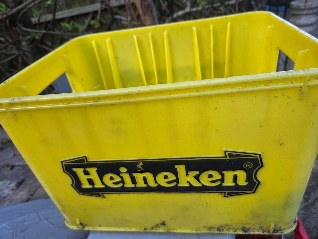Oude Heineken  krat, Ophalen, Gebruikt, Doos, Minder dan 35 cm