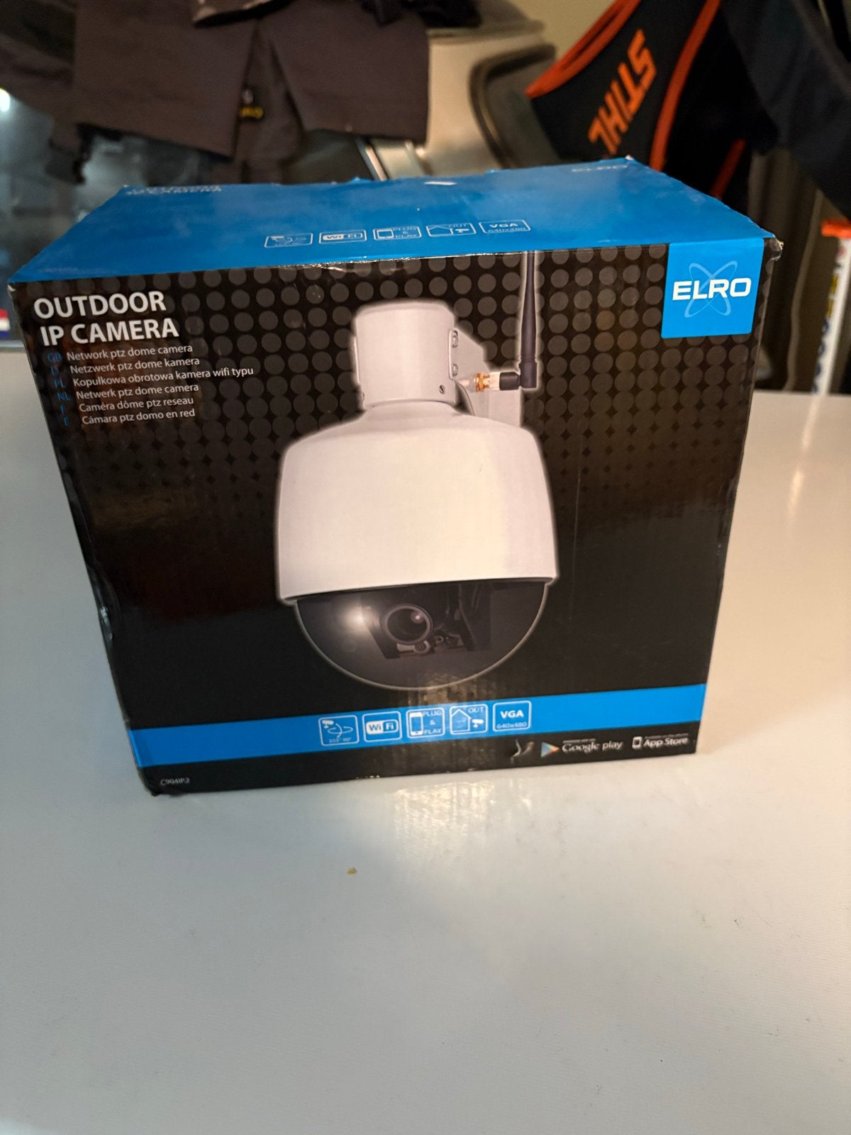 Elro IP camera - Outdoor PTZ Dome Camera (Nieuw), Ophalen, Zo goed als nieuw, Buitencamera