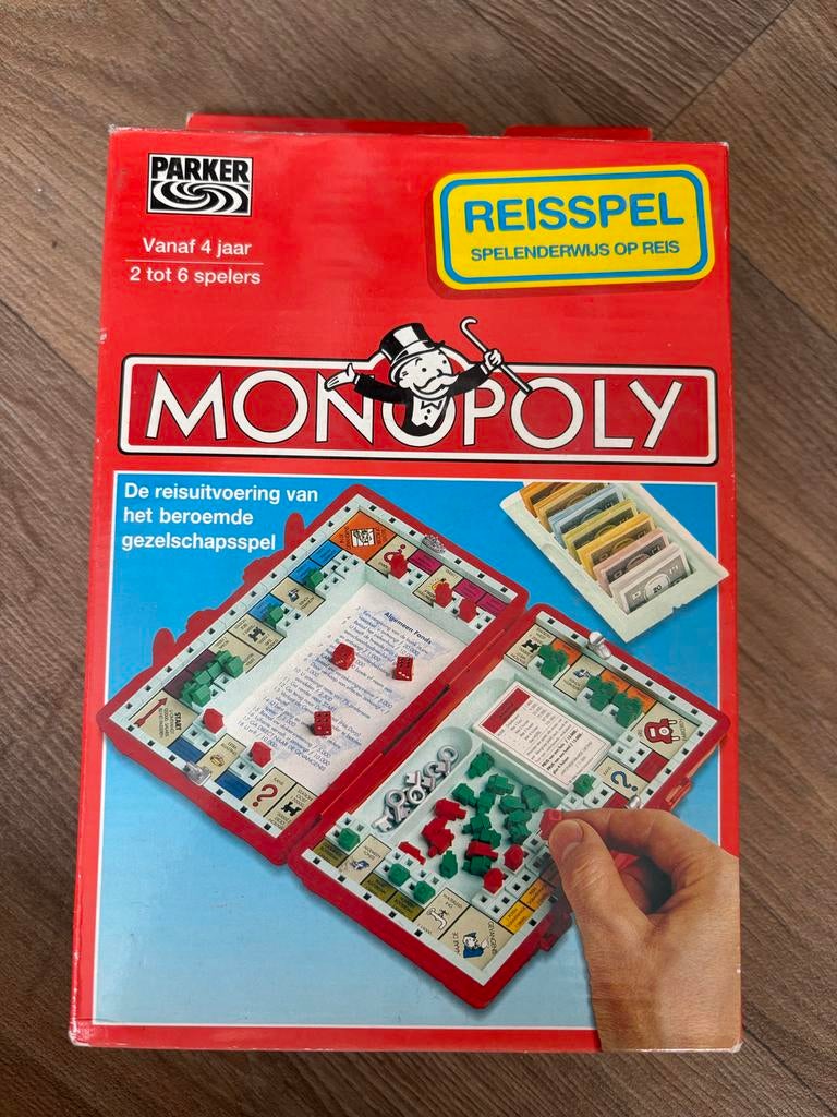 Monopoly Reisspel, Ophalen of Verzenden, Zo goed als nieuw