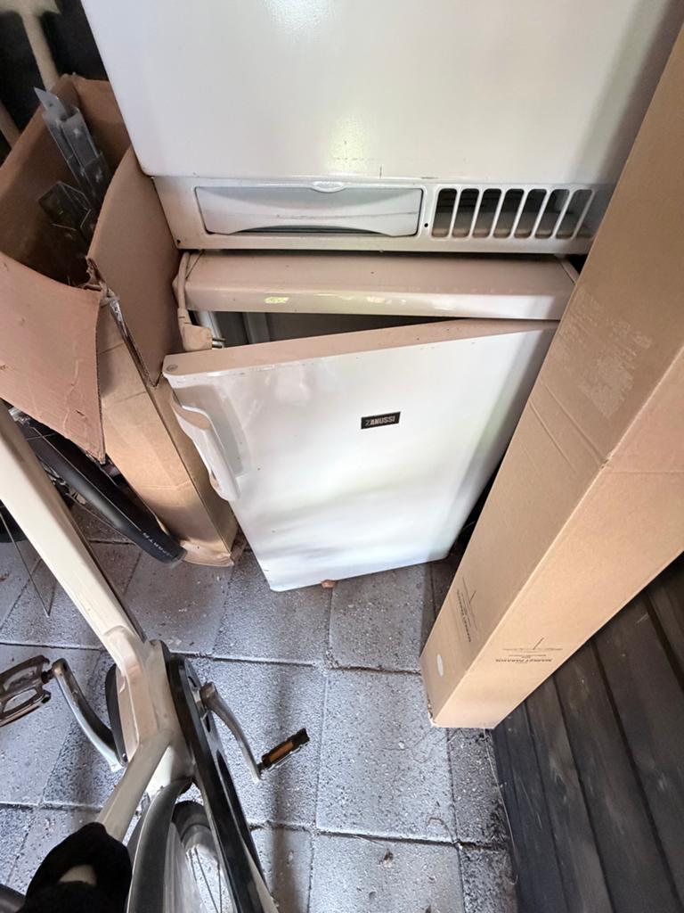 Zanussi koelkast, Witgoed en Apparatuur, Koelkasten en IJskasten, Ophalen, Gebruikt, Met vriesvak