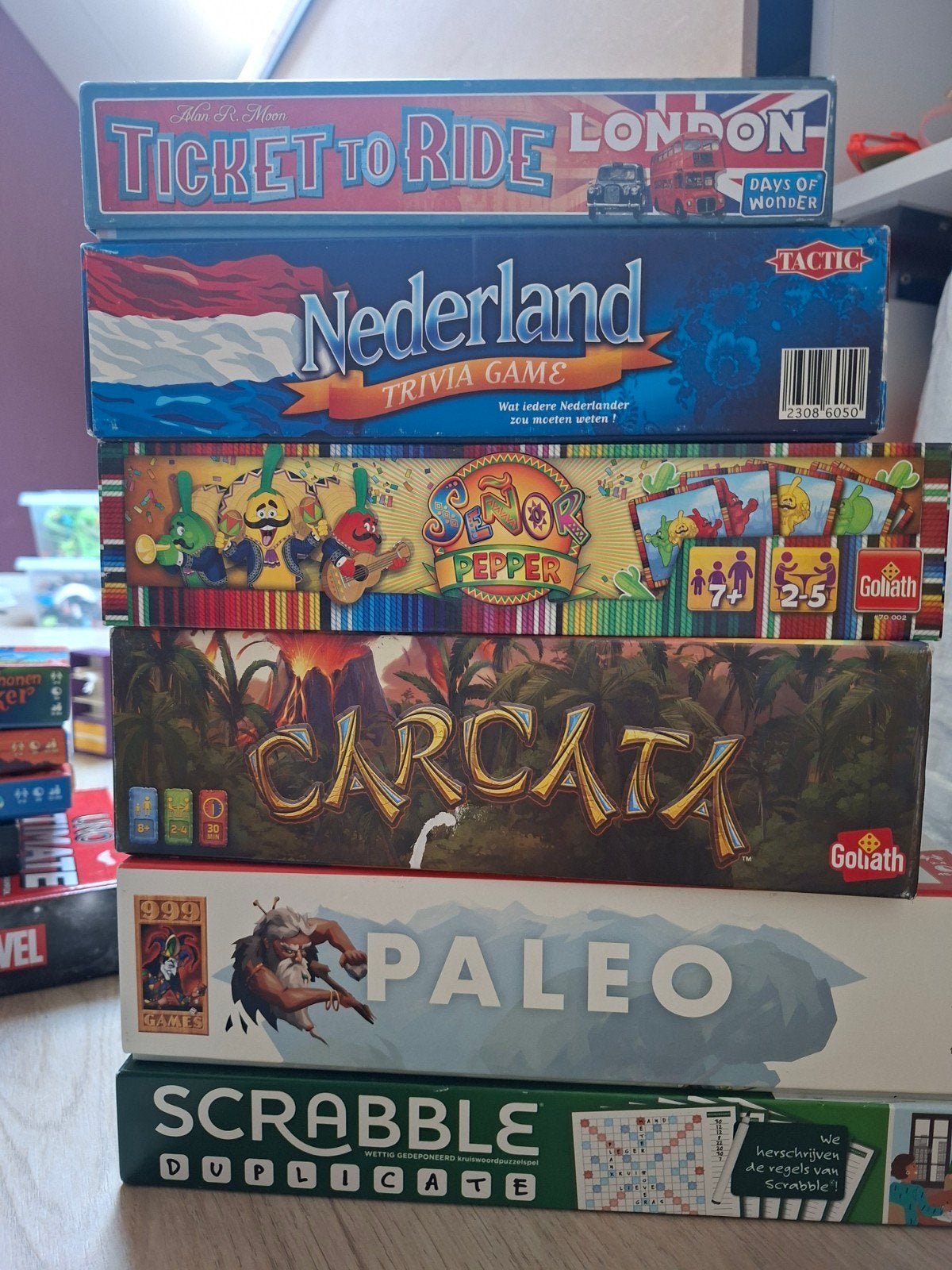 Bordspellen, Vijf spelers of meer, Ophalen, Zo goed als nieuw, Days of Wonder, Tactic, 999 Games, Goliath