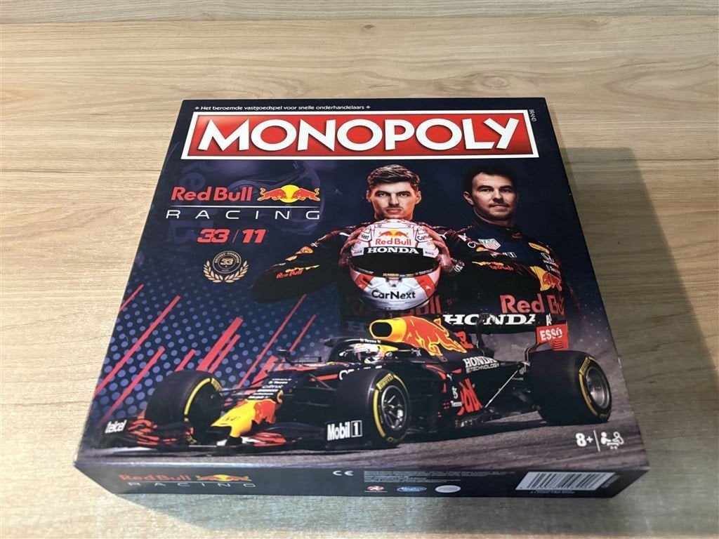 monopoly red bull max verstappen - s7082, Verzenden, Zo goed als nieuw
