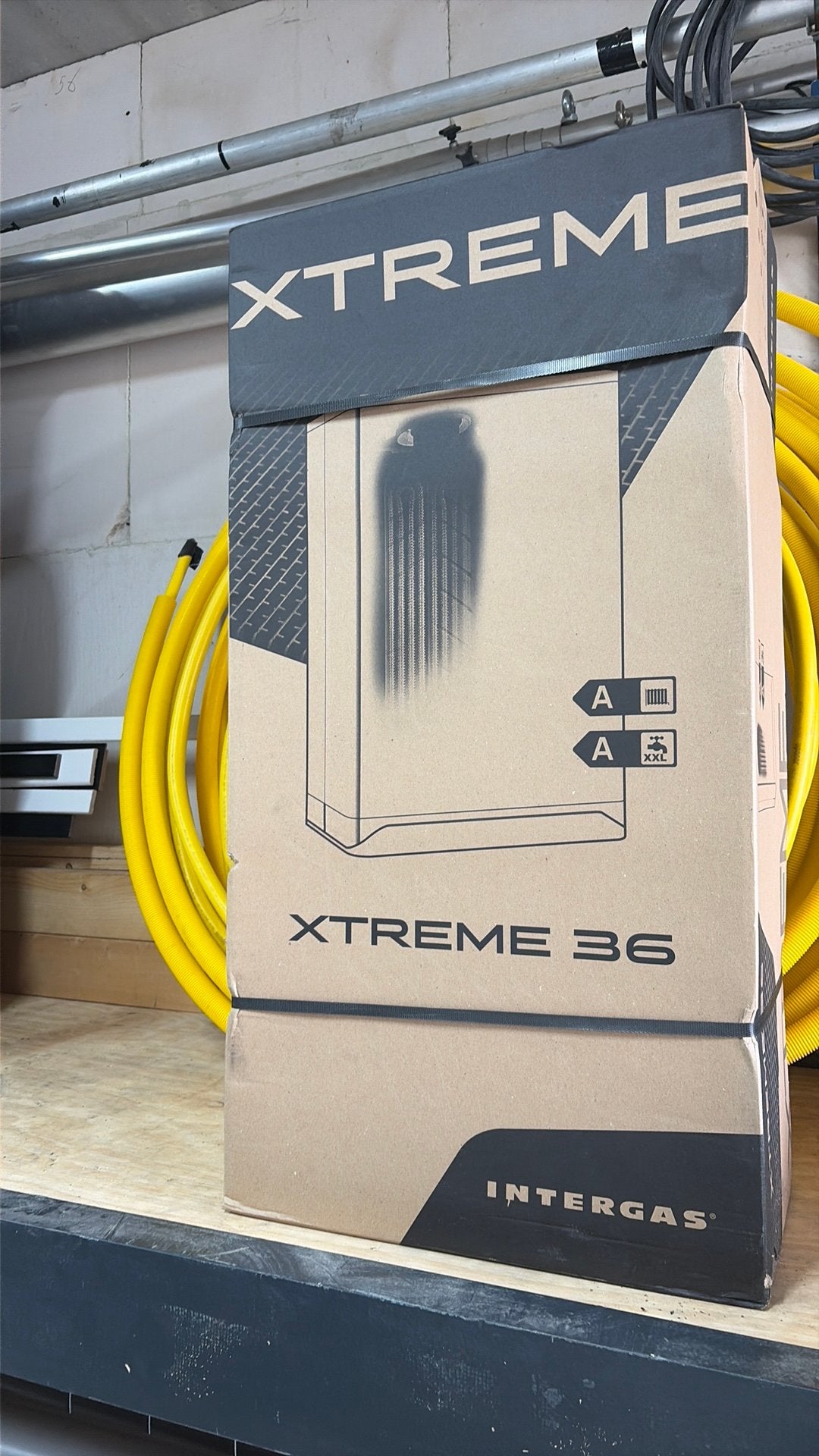 Intergas Xtreme 36 cw5, 20 tot 100 liter, Boiler, Ophalen of Verzenden, Minder dan 3 jaar oud