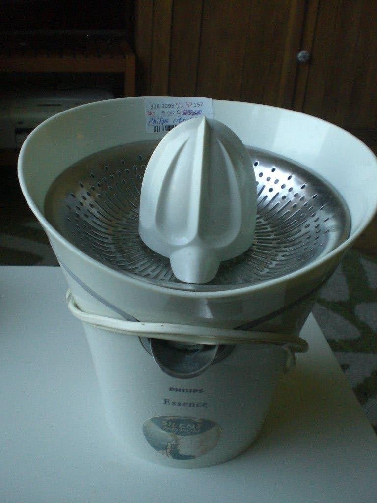 Philips citruspers wit HR 2750/2752-silent motion, Ophalen of Verzenden, Gebruikt, Elektrisch, Citruspers