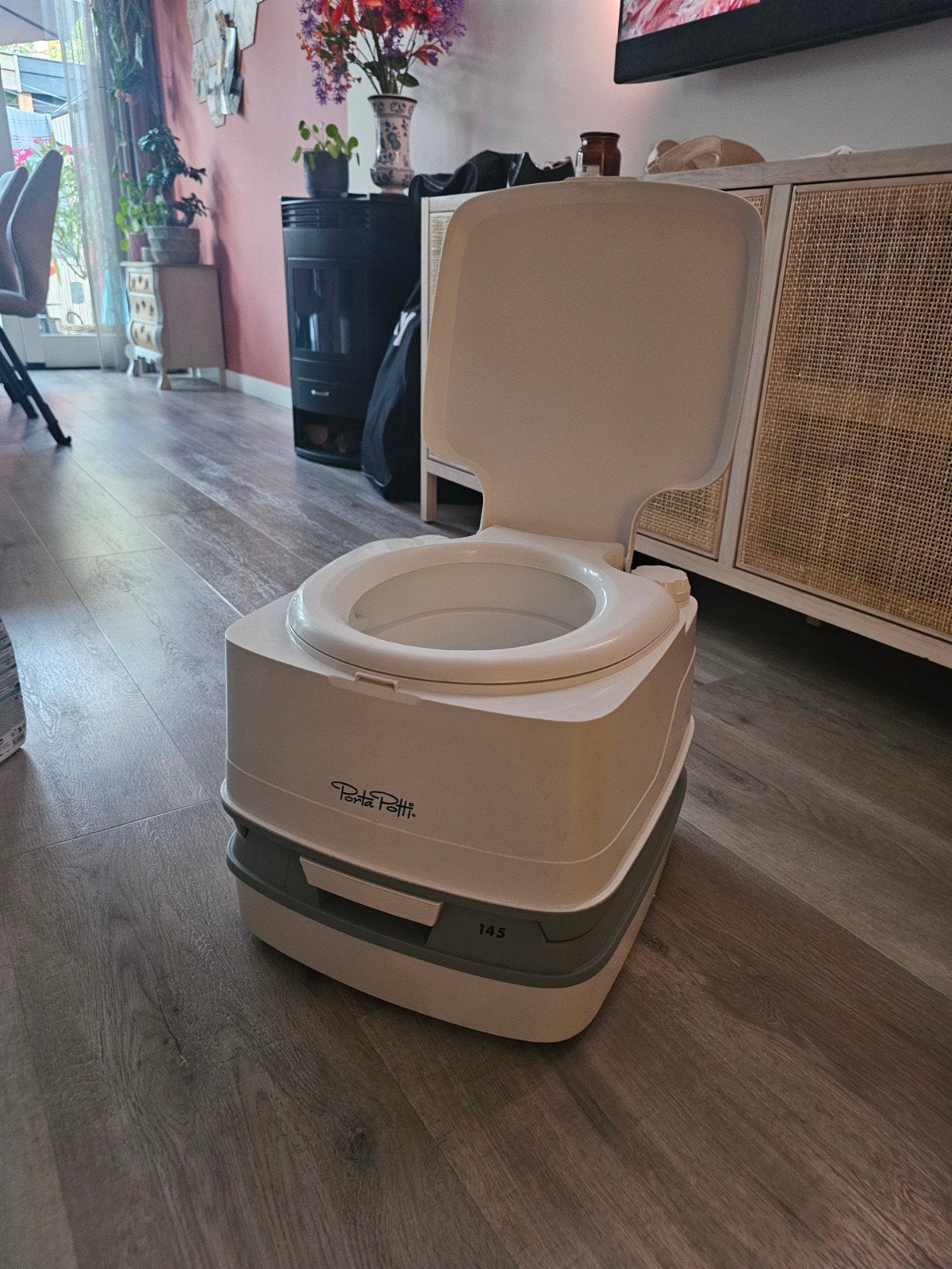 Thetford Porta Potti 145 draagbaar toilet, Ophalen, Zo goed als nieuw