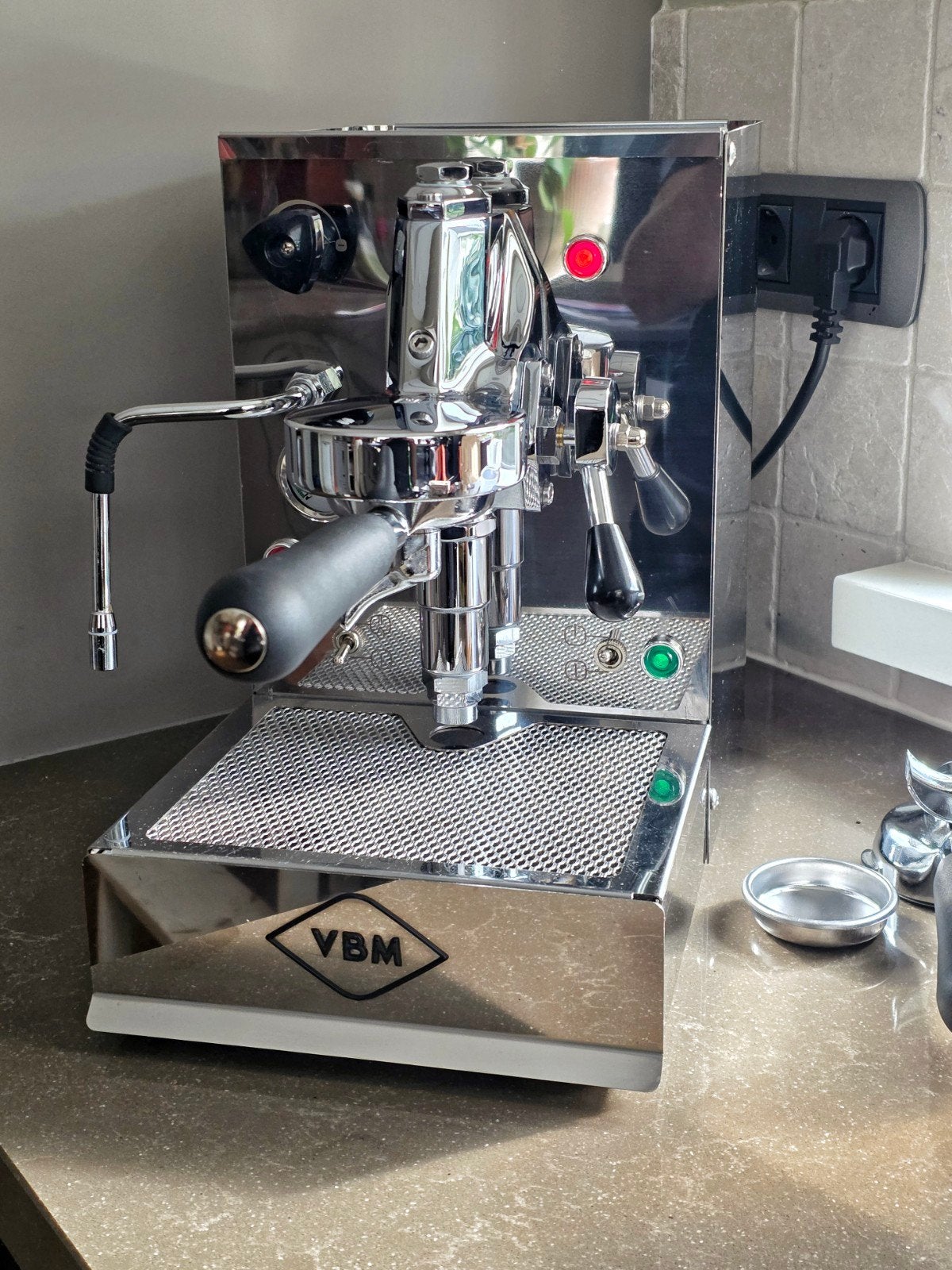 VBM Domobar Standaard classic E61, Espresso apparaat, Ophalen of Verzenden, 2 tot 4 kopjes, Afneembaar waterreservoir